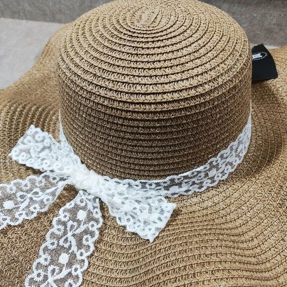 Marcus Adler New York Lace Ribbon Sun Hat Women - Picture 2 of 5